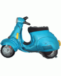 BLUE SCOOTER ФОЛЬГА ВОЗДУШНЫЙ ШАР 85 CM