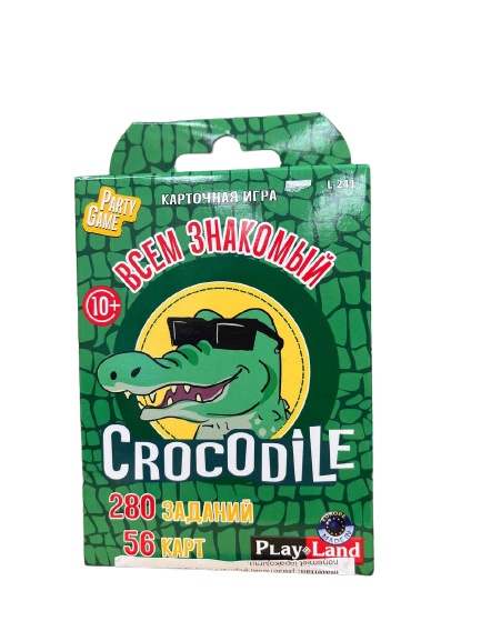 Карточная игра - Всем знакомый Crocodile