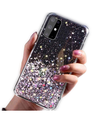 Fusion glue glitter силиконовый чехол для Apple iPhone 13 черный