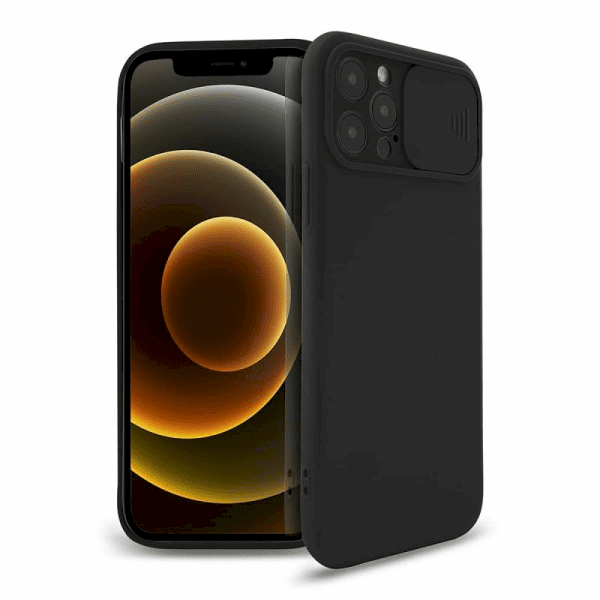 Fusion Camera Protect силиконовый чехол для Apple iPhone 13 Pro Max черный