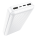 Borofone Power Bank 20000mAh BJ3A Minimalist - 2xUSB - white