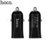 Hoco Premium Elite Z12 Fast Dual USB Универсальный 2.4A 2x USB Быстрое Автомобильное зарядное устройство черный