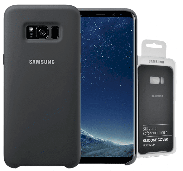 Samsung EF-PG955TSEGWW Silicone Cover Оригинальный чехол для Samsung G955 Galaxy S8 Plus Черный