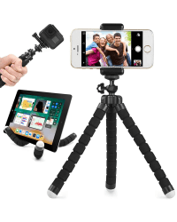 Goodbuy Tripod Гибкий штатив держатель для телефона черный