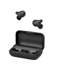 Haylou T15 Airpods Bluetooth 5.0 наушники с микрофоном (MMEF2ZM/A) черные