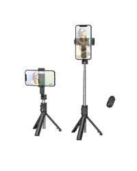 Borofone Selfie Stick BY7 Magic Mirror bluetooth with tripod and remote control black