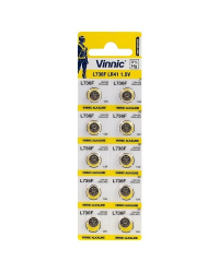 Vinnic AG3 / LR41 / SR41W / 392 / GP92A / 192 / Alkaline 1.5V Батарея (10шт.)