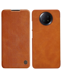 Nillkin Qin leather holster case for Xiaomi Redmi Note 9 4G brown