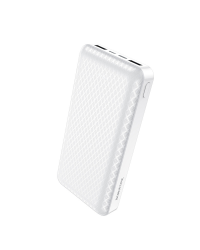 Borofone Power Bank 20000mAh BJ3A Minimalist - 2xUSB - white