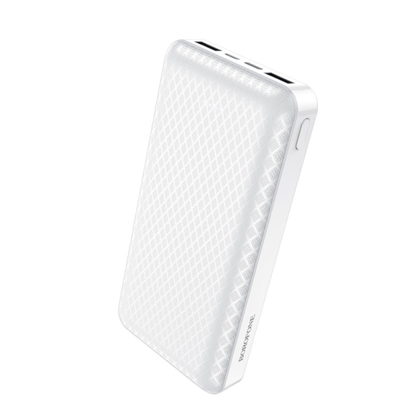 Borofone Power Bank 20000mAh BJ3A Minimalist - 2xUSB - white