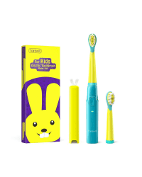 FairyWill Sonic toothbrush with head set FW-2001 (blue/yellow)