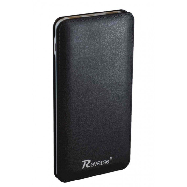 Reverse PBR-290 Fast Charge Power Bank 20000mAh Портативный аккумулятор 5V 2.1A  + Кабель и Зарядка Через Lightning Гнездо черный