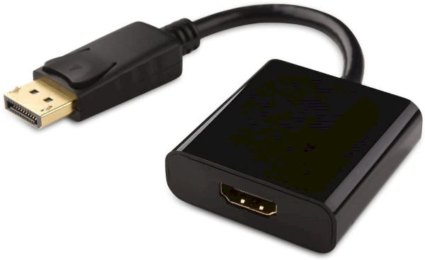 Fusion Адаптер для Преобразования сигнала DisplayPort на HDMI Черный