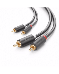 UGREEN AV104 2x RCA (Cinch) to 2x RCA (Cinch) Cable 1m (black)