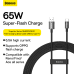 Baseus Superior Series Cable USB to USB-C, 65W, PD, 2m (black)