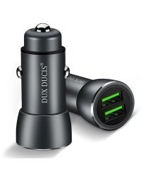 Dux Ducis CC1 Quick Charge 3.0 Автомобильная Зарядка Черная (EU Blister)