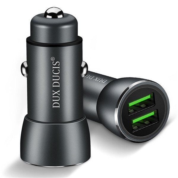 Dux Ducis CC1 Quick Charge 3.0 Автомобильная Зарядка Черная (EU Blister)