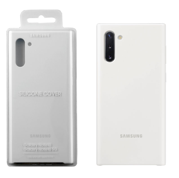 Samsung EP-PN970TWEGWW силиконовый чехол для Samsung N970 Galaxy Note 10 (Note 10 5G) белый