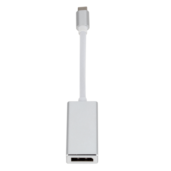 Fusion Адаптер для Преобразования сигнала USB-C на Displayport Серебряный