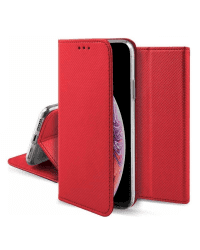 Fusion magnet case книжка чехол для Xiaomi Redmi Note 10 5G / Poco M3 Pro / M3 Pro 5G красный