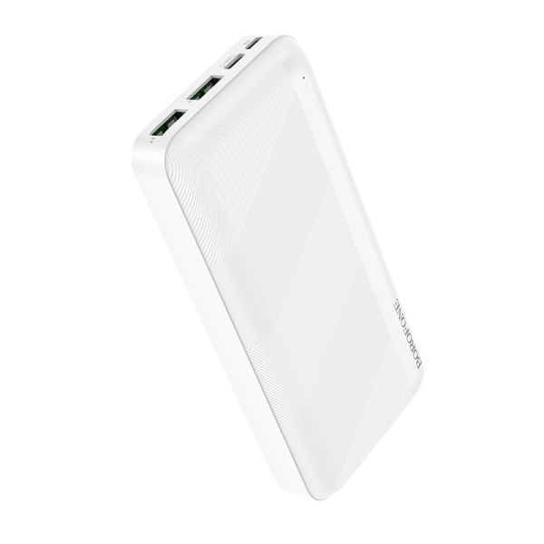 Borofone Power Bank 20000mAh BJ27A Pindar - 2xUSB - белый