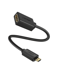 Adapter UGREEN 20134 Micro HDMI to HDMI, 20cm (Black)