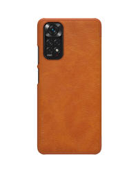 Nillkin Qin Book Case for Xiaomi Redmi Note 11 Brown