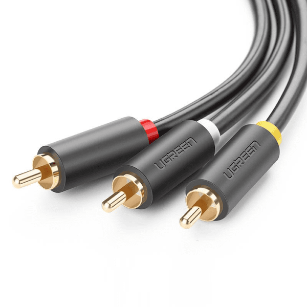 UGREEN AV105 3x RCA (Cinch) cables up to 3x RCA (Cinch) 1.5m (black)