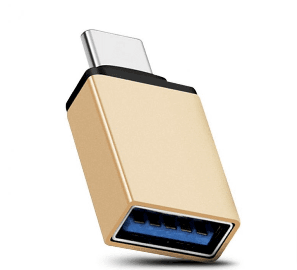 Адаптер Goodbuy OTG USB-C -> USB 3.0 золотой