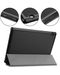 Tactical Book Tri Fold Case for Samsung X510|X516 Galaxy Tab S9 FE Black