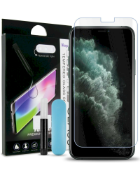 Fusion UV 9H Защитное стекло + Эко Клей + Лампа для экрана Apple iPhone 11 Pro Max