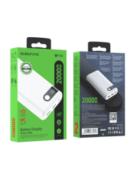 Borofone BT35A Smart force портативный аккумулятор 20000 mAh / 5V / 2A белый