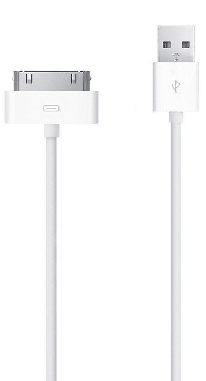 Fusion Дата & Зарядка USB Кабель для Apple iPhone 4 4S / iPad 2 3 (MA591) Белый