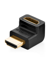 Fusion Универсальный Адаптер HDMI -> HDMI (90 up) Черный