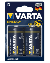 Varta 4120/D2 Alkaline LR20 1.5V батарейки (2шт.) (EU Blister)