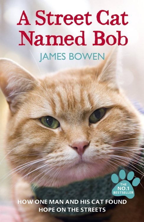 A Street Cat Named Bob. (James Bowen) Уличный кот по кличке Боб (Джеймс Боуэн) /Книги на английском языке