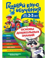 Годовой курс обучения: для детей 2-3 лет (карточки "Цвет и форма")