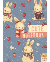 Cute Bunny Notebook (А6, 32 л., дизайнерская бумага)