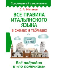 Все правила итальянского языка в схемах и таблицах