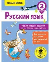 Русский язык. Все примеры и задания на все правила и орфограммы. 2 класс