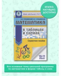 Математика в таблицах и схемах. Справочное пособие. 10-11 классы