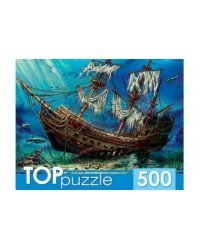 TOPpuzzle. ПАЗЛЫ 500 элементов. ХТП500-4235 ЗАТОНУВШИЙ КОРАБЛЬ