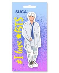 Фигурная магнитная закладка. BTS. Suga