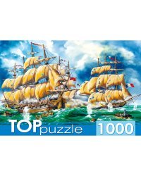 TOPpuzzle. ПАЗЛЫ 1000 элементов. ХТП1000-2175 Битва кораблей