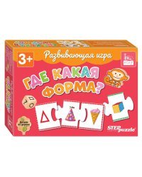 Развивающая игра "Где какая форма?" (IQ step)