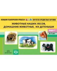 Животные наших лесов,домашних животные,их детеныши 3-7 лет