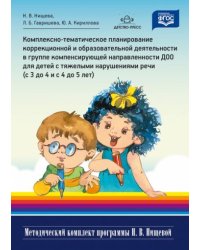 Комплексно-тематич.планирование коррекц.и образоват.деятельности в группе компенсир.направлен