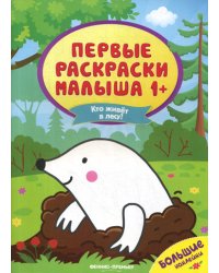 Кто живет в лесу? Книжка с наклейками