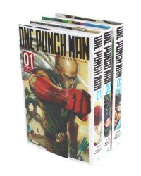 One-Punch Man 1-3: манга (комплект из 3-х книг)