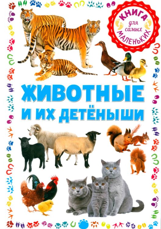 Животные и их детёныши. Книга для самых маленьких